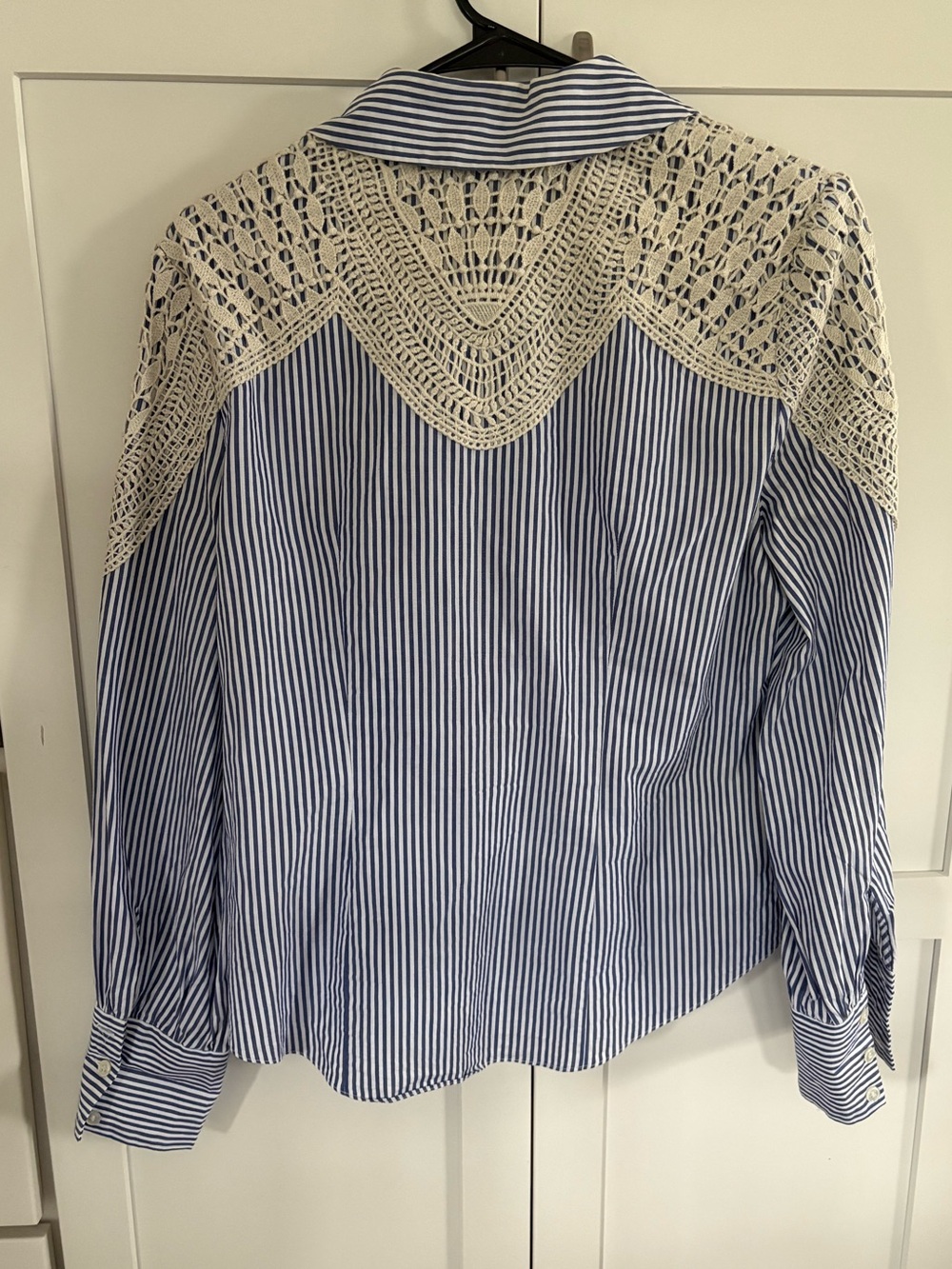 Veronica Beard Sachse Button-Down Top - Picture 5 of 6